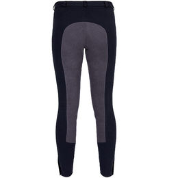Waldhausen Reithose Damen mit Kniebesatz Schwarz Grau Weiß Größe 42 – Bild 1 von 1