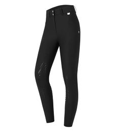 Waldhausen Reithose für Damen Schwarz Grösse 40 Waterproof – Bild 1 von 6