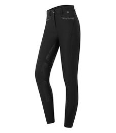 Waldhausen Reithose Oktavia Silikon für Damen in Schwarz Grösse 38 wasserabweisend – Bild 1 von 6