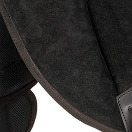 Waldhausen Reitpad aus Wildleder für Warmblut in Schwarz - 1 Stk. – Bild 1 von 3