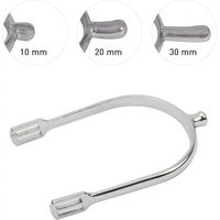 Produktbild von Waldhausen Reitspornen-Set für Damen und Herren 30 mm grau