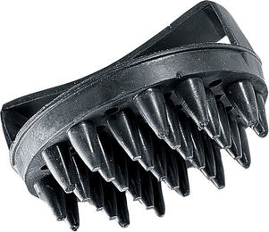 Waldhausen Rubber Groomer Gumminoppenstriegel für Pferde Schwarz – Bild 1 von 3