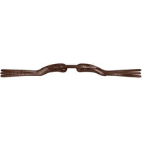 Produktbild von Waldhausen S-Line Genickstück Gap aus Leder in Braun für Warmblut