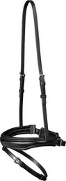 Produktbild von Waldhausen S-Line Kombinierte Zugzügel aus Leder für Pferde Vollblut Schwarz