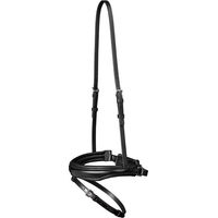 Produktbild von Waldhausen S-Line Kombinierte Zugzügel aus Leder in Schwarz für Pferde