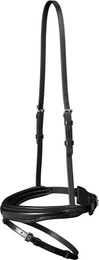 Produktbild von Waldhausen S-Line Kombiniertes Reithalfter aus Leder für Vollblut in Schwarz