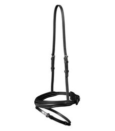 Waldhausen S-Line Kombiniertes Reithalfter aus Leder für Warmblut in Schwarz – Bild 1 von 2
