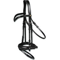 Produktbild von Waldhausen S-Line Lacktrensenzaum Blackshine aus Leder für Pferde