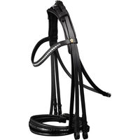 Produktbild von Waldhausen S-Line Magic Kandarenzaum aus Leder für Vollblut in Schwarz