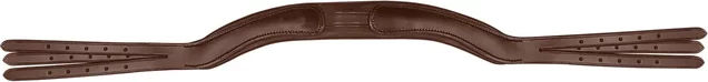 Waldhausen S-Line Newshape Genickstück für Warmblut aus Leder in Braun – Bild 1 von 2