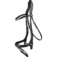 Produktbild von Waldhausen S-Line Sensation Trensenzaum aus Leder mit Strass für Pferde in Schwarz
