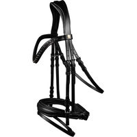 Produktbild von Waldhausen S-Line Trensenzaum Blackshine aus Leder für Warmblut in Schwarz
