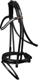 Waldhausen S-Line Trensenzaum Magic aus Leder Schwarz für Vollblut – Bild 1 von 8