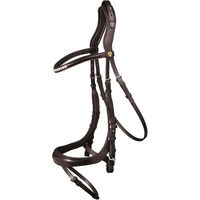 Produktbild von Waldhausen S-Line Trensenzaum Sensation aus Leder mit Strass für Warmblut in Braun