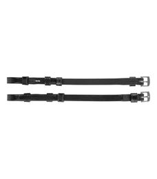 Waldhausen S-Line Zügel mit Haken und Backenstücke mit Haken aus Leder in Schwarz – Bild 1 von 2