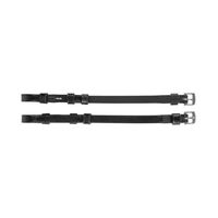Produktbild von Waldhausen S-Line Zügel mit Haken und Backenstücke mit Haken aus Leder in Schwarz