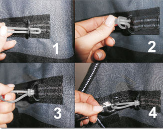 Waldhausen Safe-Gum Sicherheitsverschlüsse für Pferdedecken 6er Set silbergrau – Bild 1 von 13