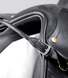 Produktbild von Waldhausen Sattelanfassriemen aus Leder in Schwarz