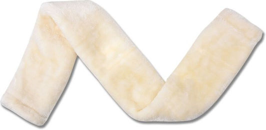 Waldhausen Sattelgurtschoner aus Kunstfell in Beige 80 cm – Bild 1 von 2