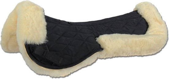 Waldhausen Sattelunterlage aus Lammfell für Pferde in Schwarz oder Beige – Bild 1 von 2