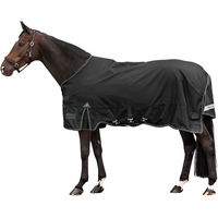 Produktbild von Waldhausen Scandic Multi-Layer Outdoordecke für Pferde Schwarz 145 cm