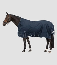 Waldhausen Scandic Outdoordecke für Pferde mit High Neck in Blau 140 cm – Bild 1 von 6