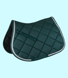 Waldhausen Schabracke Competition aus Polyester in Grün mit Silber – Bild 1 von 4