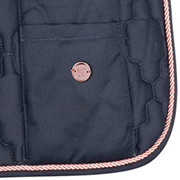 Waldhausen Schabracke Modern Blau/Rosa Dressur aus Polyester Größe D – Bild 1 von 5