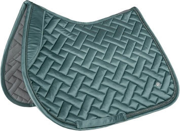 Waldhausen Schabracke Turin piniengrün für Vollblut aus Polyester – Bild 1 von 2