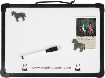 Produktbild von Waldhausen Schreib- und Magnettafel aus Kunststoff in Weiß