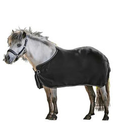 Waldhausen Schweißdecke Economic Fleece Schwarz 85 cm - 85 cm – Bild 1 von 3