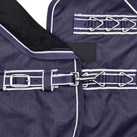 Produktbild von Waldhausen Shetty Outdoordecke Economic aus Fleece in Nachtblau 95 x 95 cm