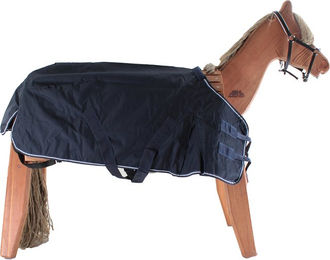 Waldhausen Shetty Regendecke aus Polyester in Blau - 1 Stk. – Bild 1 von 4