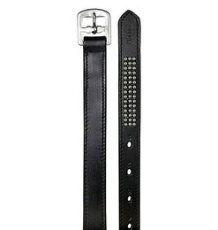 Waldhausen Silverstar Steigbügelriemen aus Leder mit Glitzersteinen Schwarz 140 cm – Bild 1 von 4
