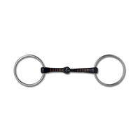 Produktbild von Waldhausen Snaffle Bit Gebiss für Pferde aus Sweet-Iron in Silber und Schwarz