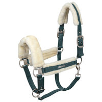 Produktbild von Waldhausen Soft Fellhalfter für Warmblut in Tannengrün