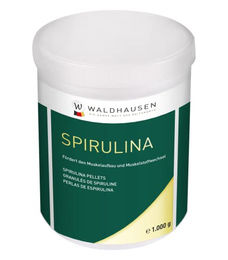 Produktbild von Waldhausen Spirulina Pellets zur Unterstützung des Muskelaufbaus 1000 g