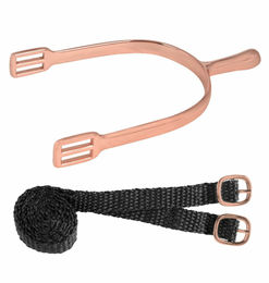 Waldhausen Sporen-Set für Damen in Roségold mit 20 mm Perlonriemen – Bild 1 von 5