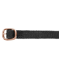 Waldhausen Sporenriemen Premium aus Nylon in Schwarz mit rosegoldener Schnalle – Bild 1 von 2