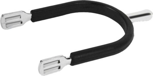 Waldhausen Sporenset mit Sporenschutz aus Edelstahl in Schwarz 20 mm – Bild 1 von 2