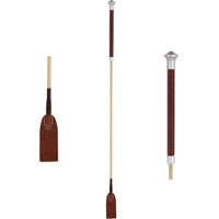 Produktbild von Waldhausen Springgerte Noblesse aus Leder in Schwarz/Roségold