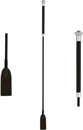 Waldhausen Springgerte Noblesse aus Leder Schwarz 75 cm – Bild 1 von 1