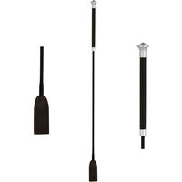Produktbild von Waldhausen Springgerte Noblesse aus Leder Schwarz 75 cm