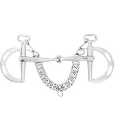 Waldhausen Springkandare einfach gebremst aus Edelstahl Silber S 16mm 14,5cm – Bild 1 von 2