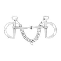 Produktbild von Waldhausen Springkandare einfach gebremst aus Edelstahl Silber S 16mm 14,5cm