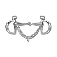 Produktbild von Waldhausen Springkandare Kimblewick Einfach Gebrochen aus Edelstahl 19 mm 12,5 cm