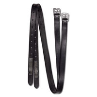 Produktbild von Waldhausen Star Silverstar Steigbügelriemen aus Leder Schwarz 130 cm