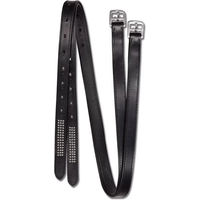 Produktbild von Waldhausen Star Steigbügelriemen aus Leder mit Strasssteinen 120 cm Silber