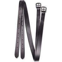 Produktbild von Waldhausen Star Steigbügelriemen aus Leder Schwarz 120 cm - 120 cm