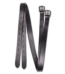 Waldhausen Star Steigbügelriemen aus Leder Schwarz 130 cm – Bild 1 von 3